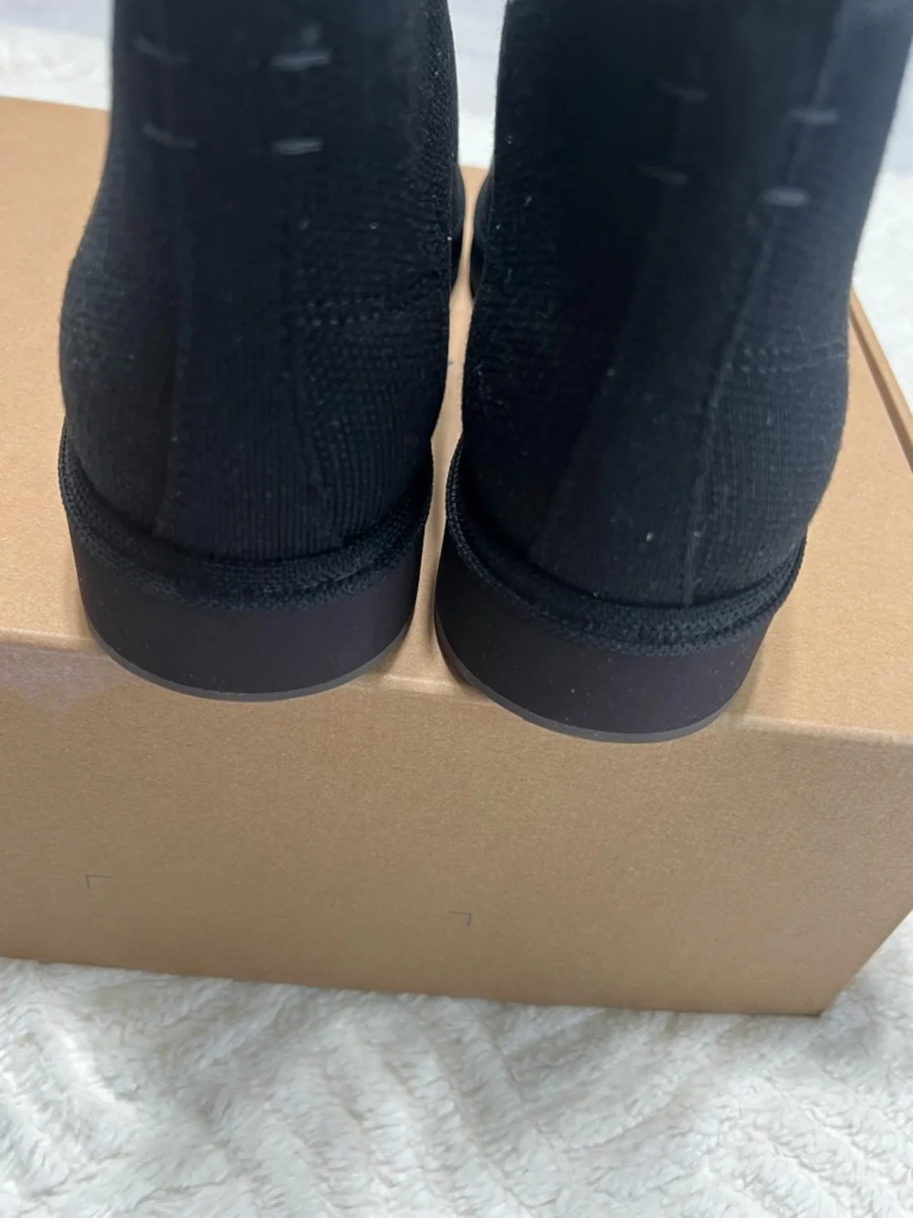 Rothy’s The Chukka Boot Black Men’s Size 7.5 NIB Sustainable Knit Lace Up Boot